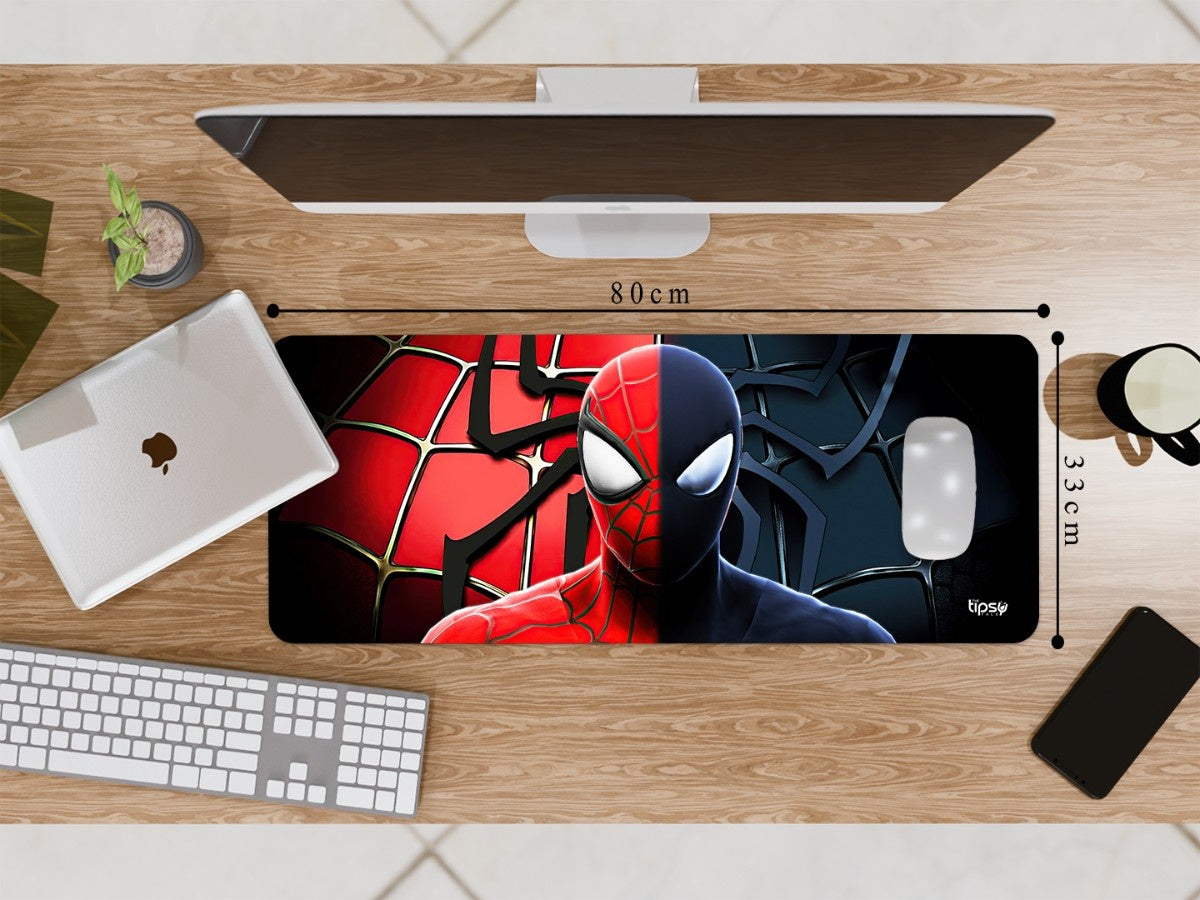 "Spider Man Classic and Symbiote" Gaming Mousepad Elevate Your Gaming Experience