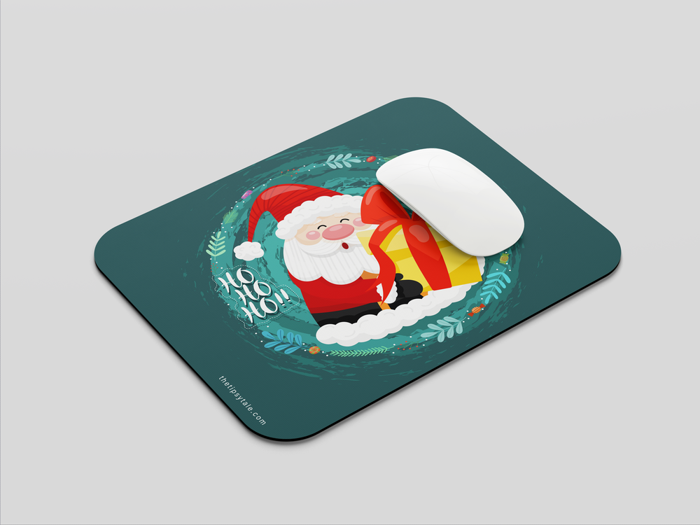"SANTA CLAUS ILLUSTRATION" Mousepad Enhance Your Workspace with Style