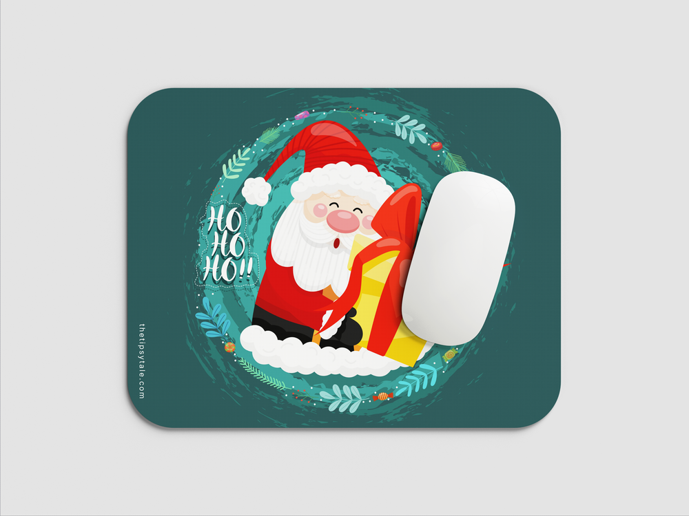 "SANTA CLAUS ILLUSTRATION" Mousepad Enhance Your Workspace with Style