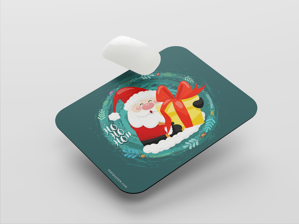 "SANTA CLAUS ILLUSTRATION" Mousepad Enhance Your Workspace with Style