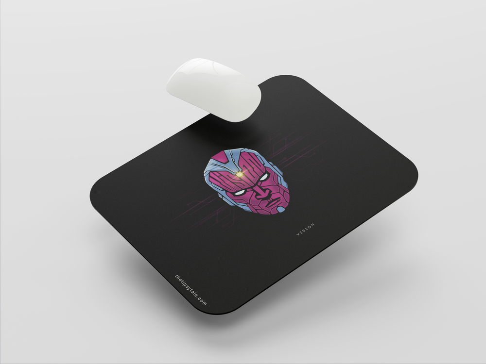 "VISION SUPERHERO" Mousepad Enhance Your Workspace with Style