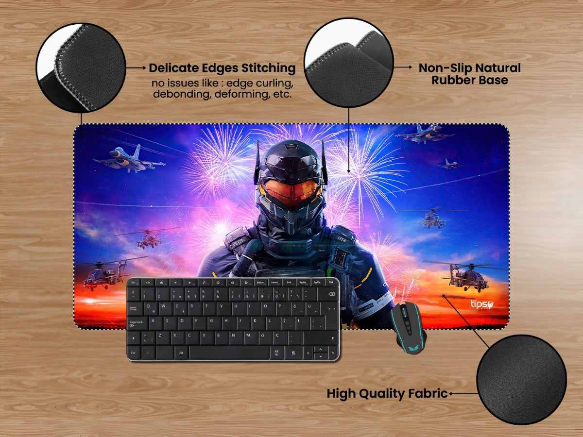 "Instant War " Gaming Mousepad Elevate Your Gaming Experience
