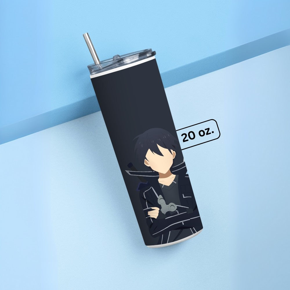 "Kirito - Kirigaya Kazuto" Tumbler with Metal Straw
