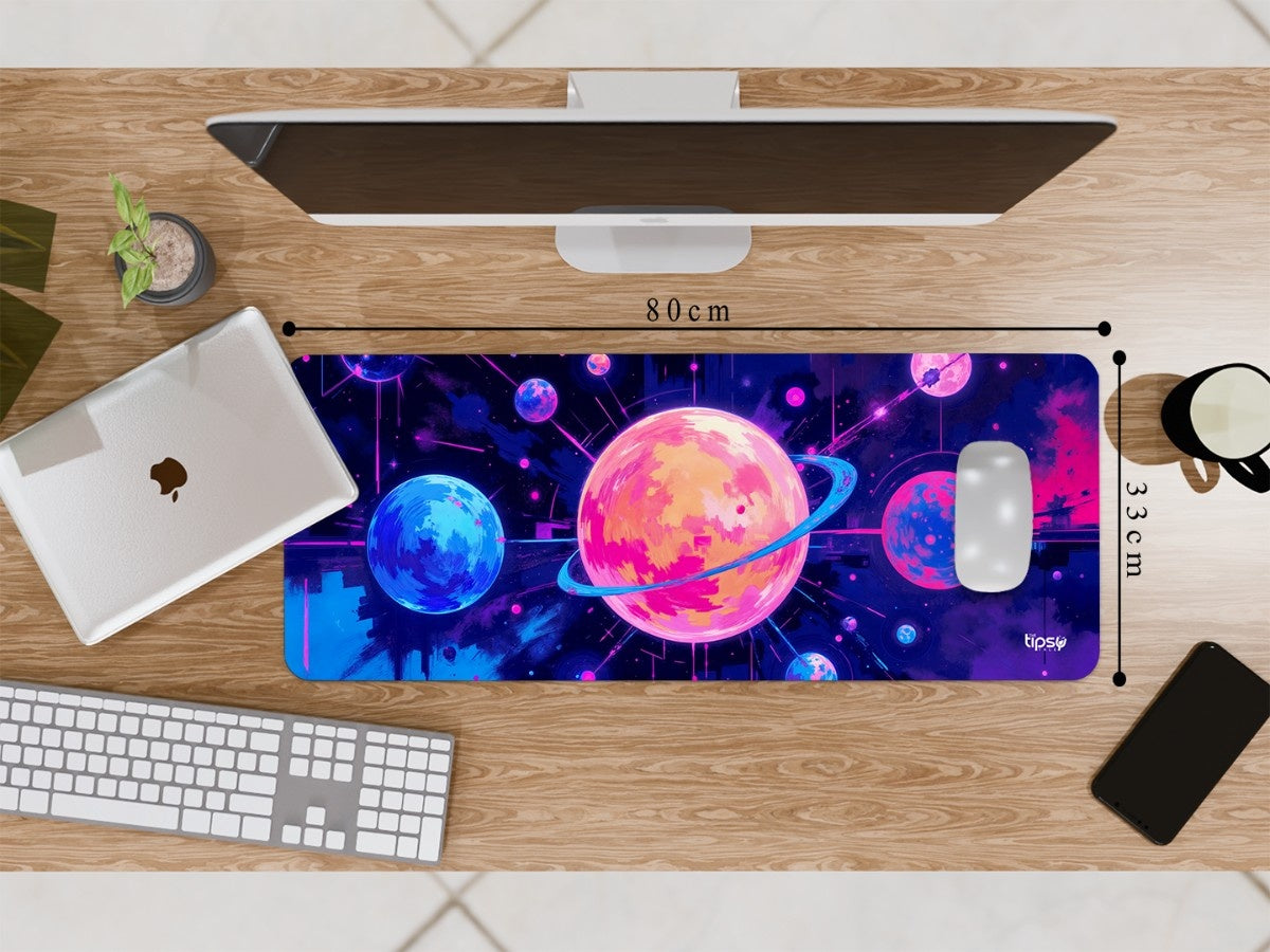 "Abstract cosmic universe illustration" Gaming Mousepad Elevate Your Gaming Experience