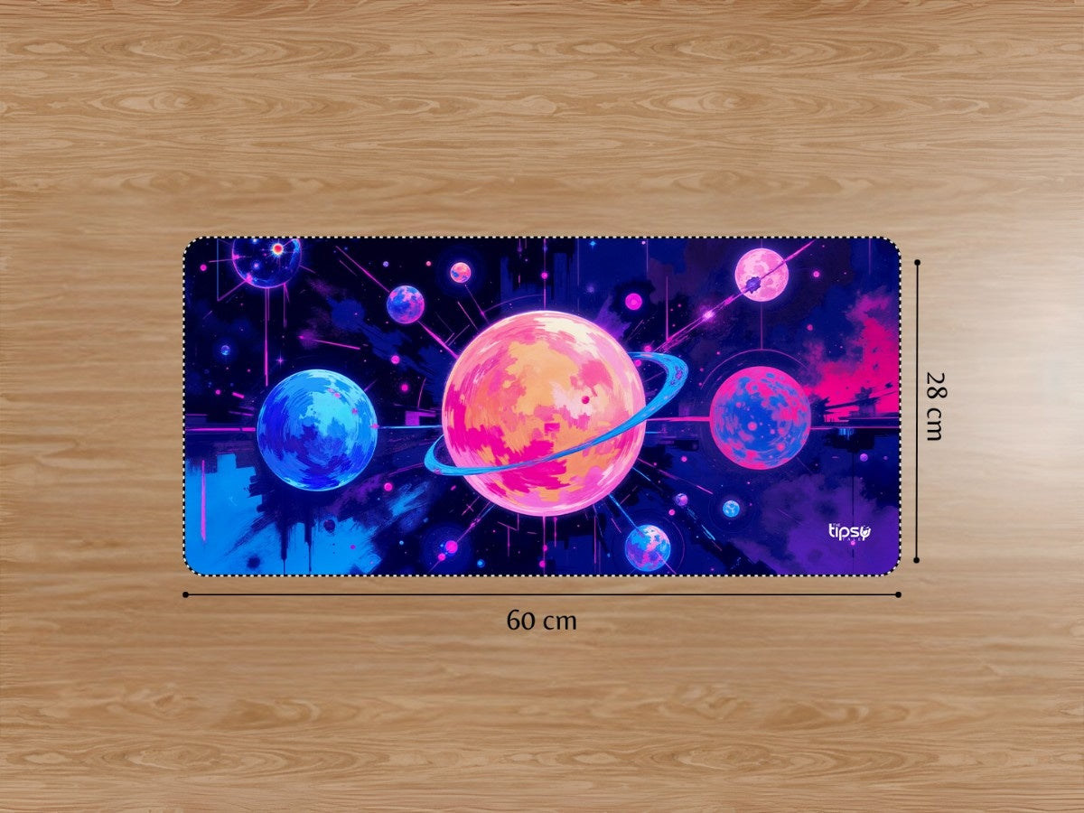 "Abstract cosmic universe illustration" Gaming Mousepad Elevate Your Gaming Experience