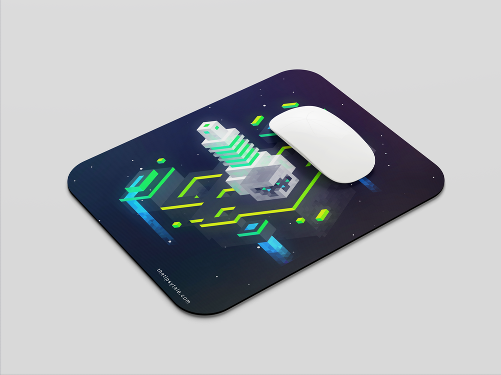 "CITY IN THE ABSTRACT : UNIVERSE" Mousepad Enhance Your Workspace with Style