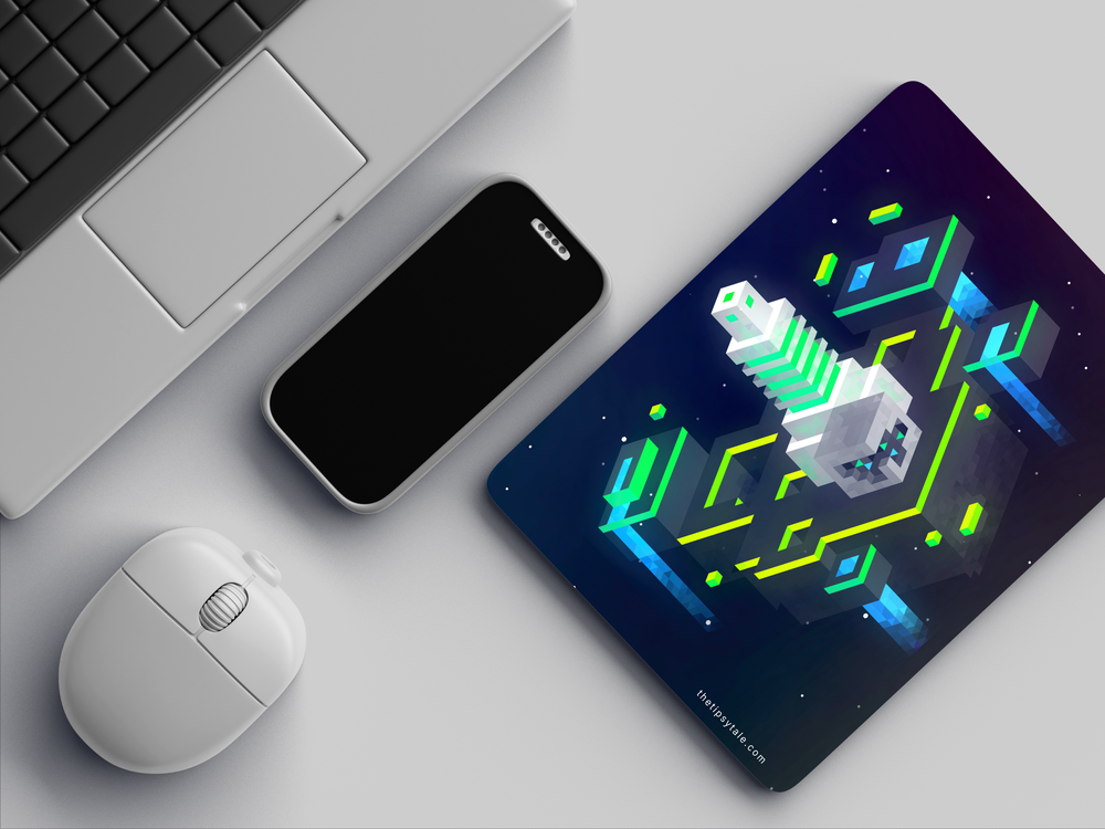 "CITY IN THE ABSTRACT : UNIVERSE" Mousepad Enhance Your Workspace with Style