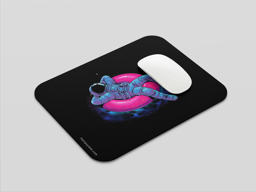 "ASTRONAUT CHILL VIBES" Mousepad Enhance Your Workspace with Style