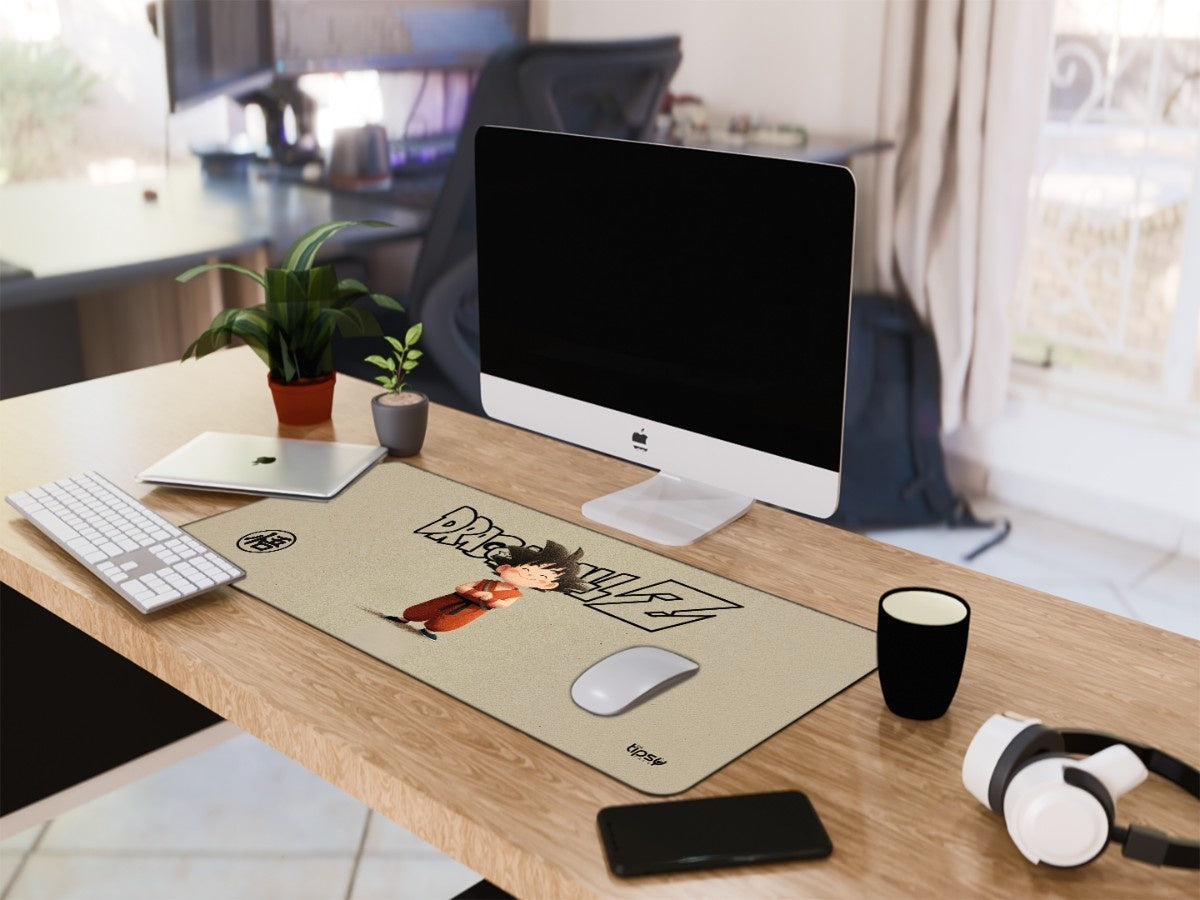"Goku Illustration from Dragon Ball" Gaming Mousepad Elevate Your Gaming Experience