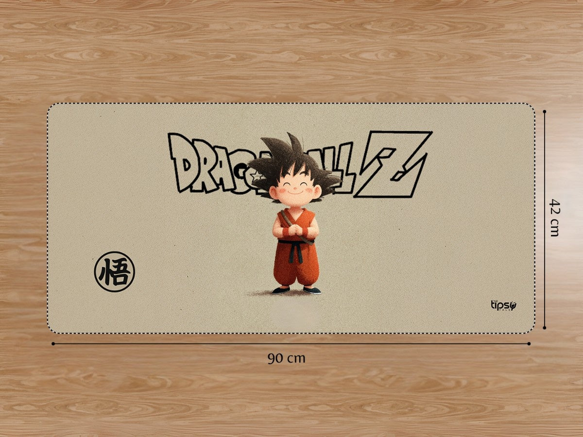 "Goku Illustration from Dragon Ball" Gaming Mousepad Elevate Your Gaming Experience