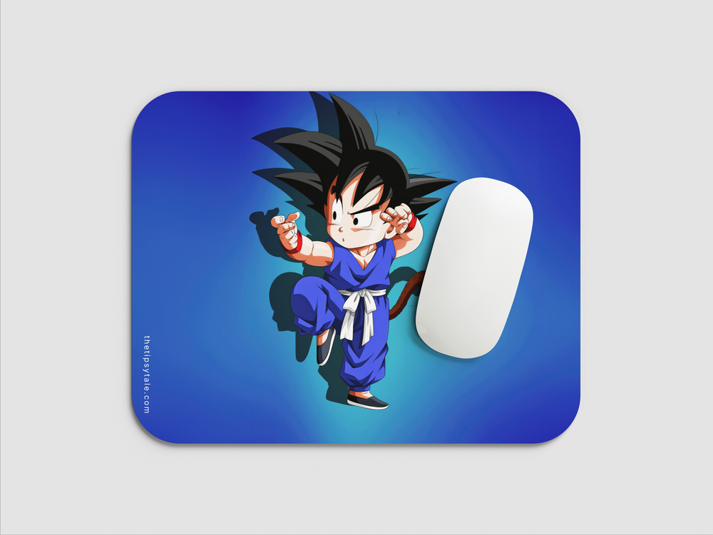 "GOKU OF CHILD DRAGON BALL" Mousepad Enhance Your Workspace with Style