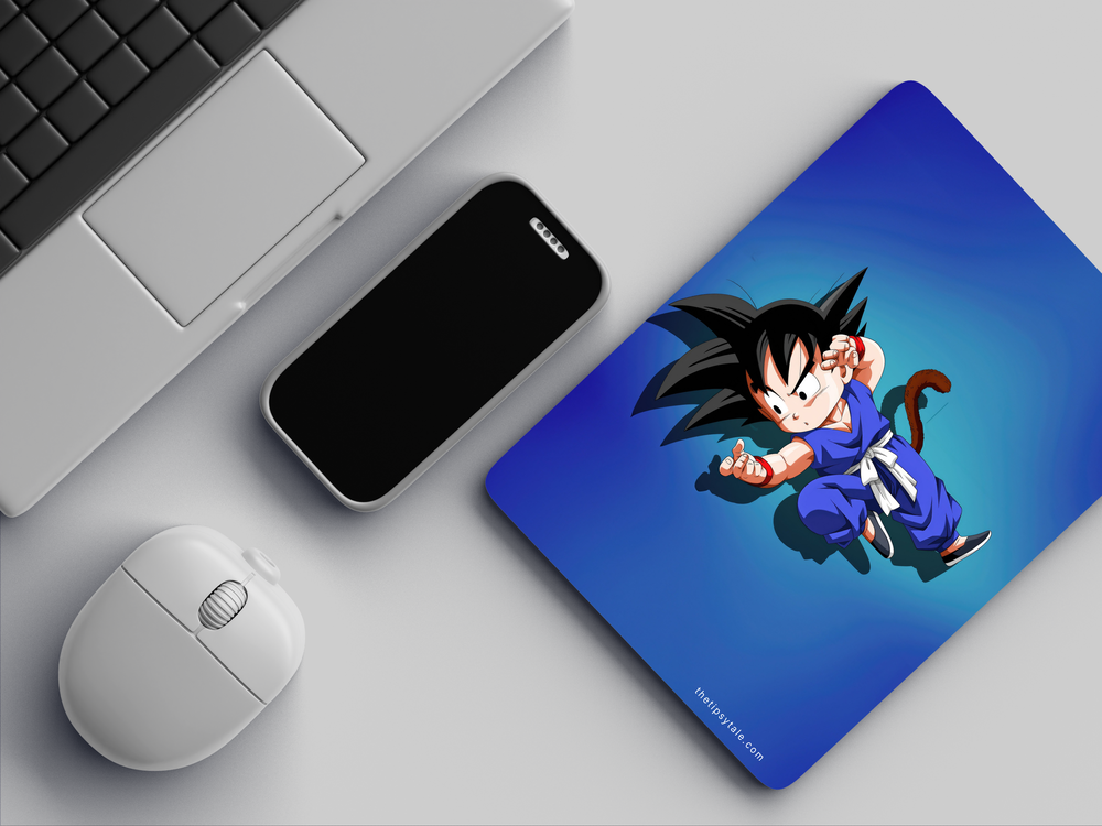 "GOKU OF CHILD DRAGON BALL" Mousepad Enhance Your Workspace with Style