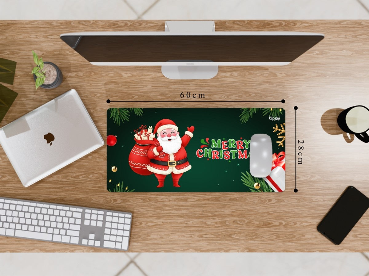 "Santa Claus Illustration" Gaming Mousepad Elevate Your Gaming Experience