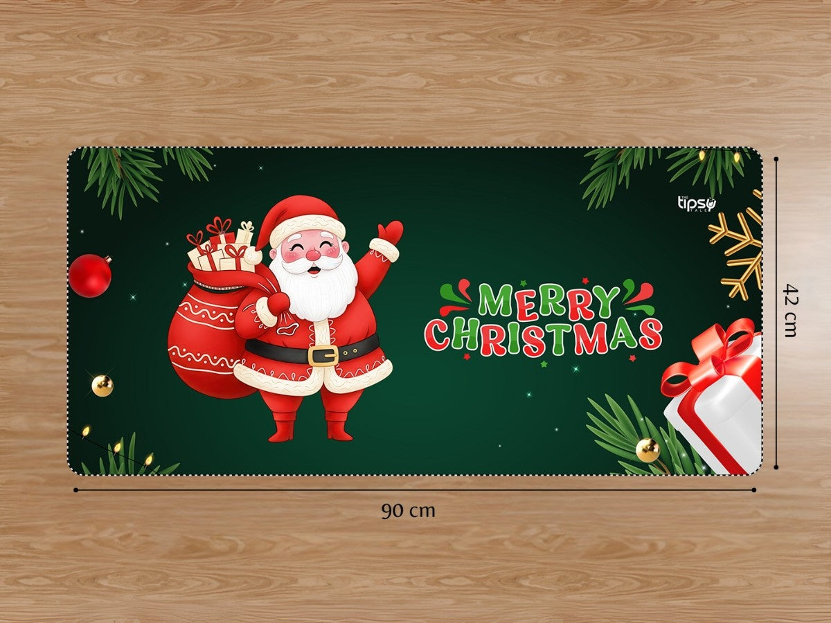 "Santa Claus Illustration" Gaming Mousepad Elevate Your Gaming Experience