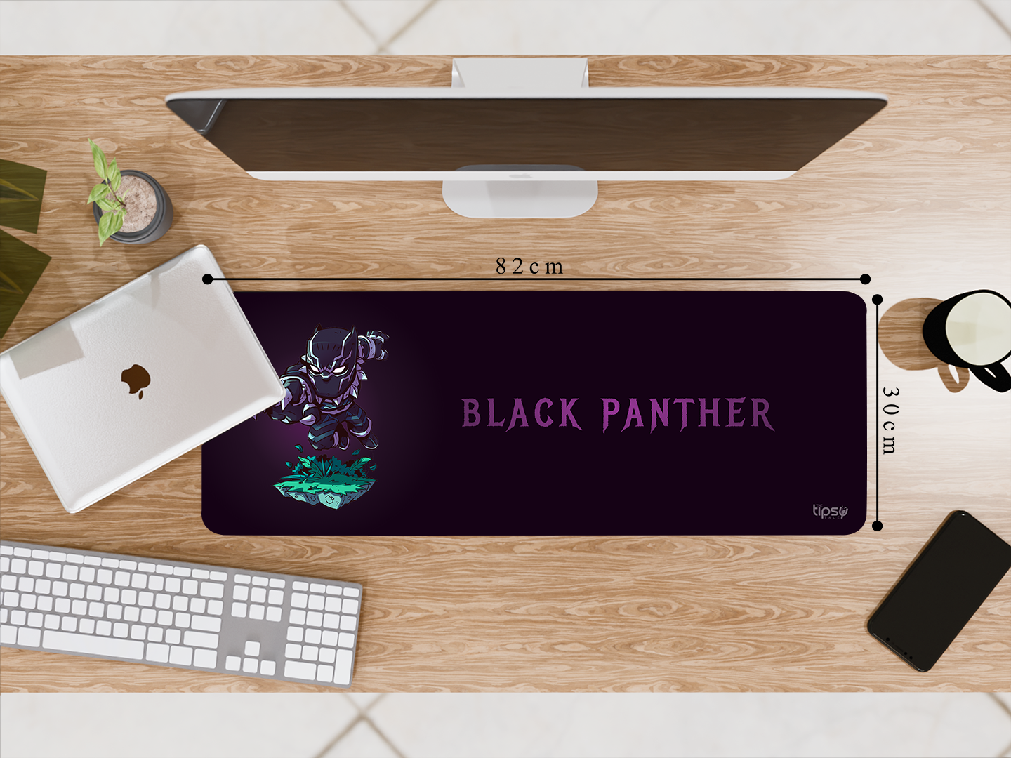 "Black Panther" Gaming Mousepad Elevate Your Gaming Experience the Marvel Style