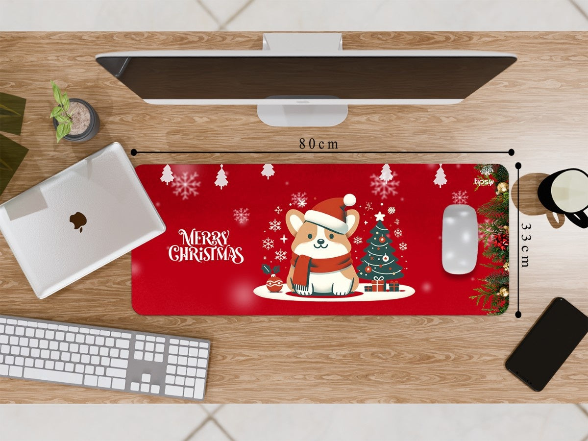 "Christmas puppy" Gaming Mousepad Elevate Your Gaming Experience
