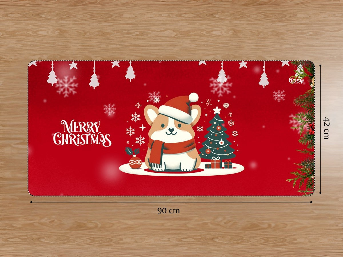 "Christmas puppy" Gaming Mousepad Elevate Your Gaming Experience