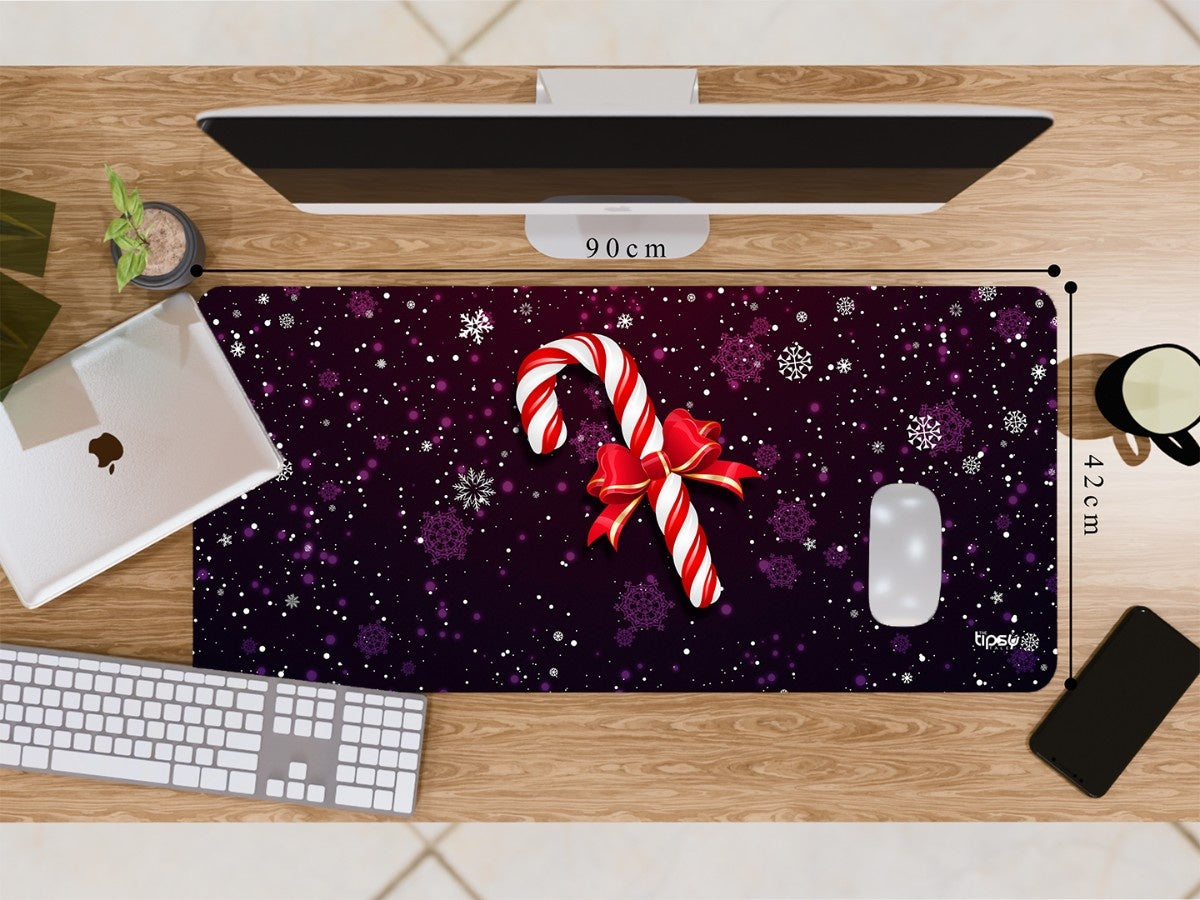 "Christmas Lollipop Bowknot" Gaming Mousepad Elevate Your Gaming Experience
