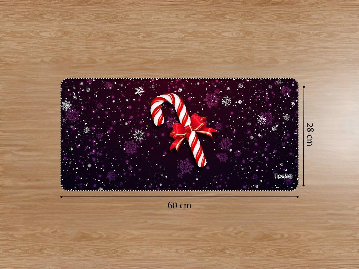 "Christmas Lollipop Bowknot" Gaming Mousepad Elevate Your Gaming Experience
