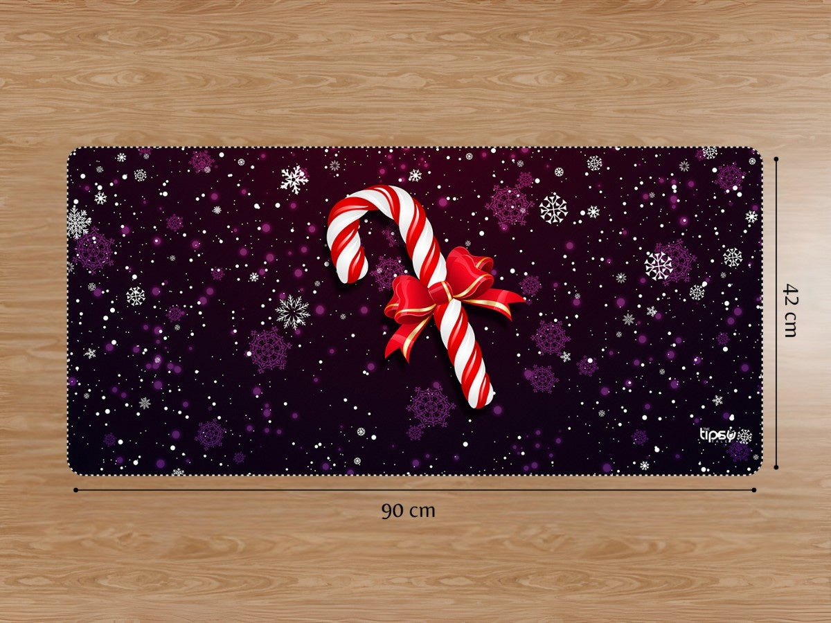 "Christmas Lollipop Bowknot" Gaming Mousepad Elevate Your Gaming Experience