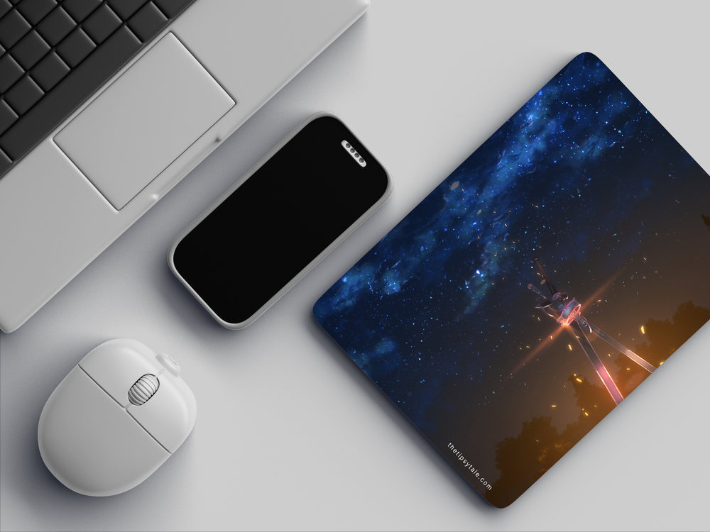 "KIRITO AND ASUNA'S SWORD" Mousepad Enhance Your Workspace with Style