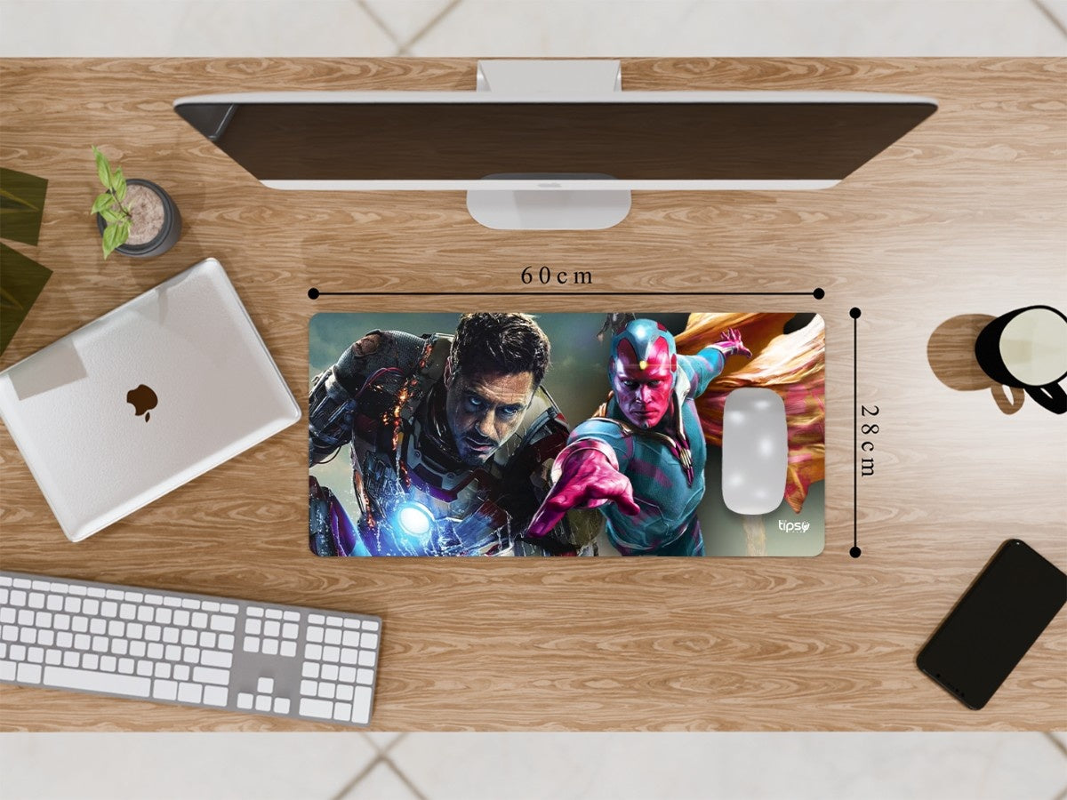 "Vision & Iron man " Gaming Mousepad Elevate Your Gaming Experience