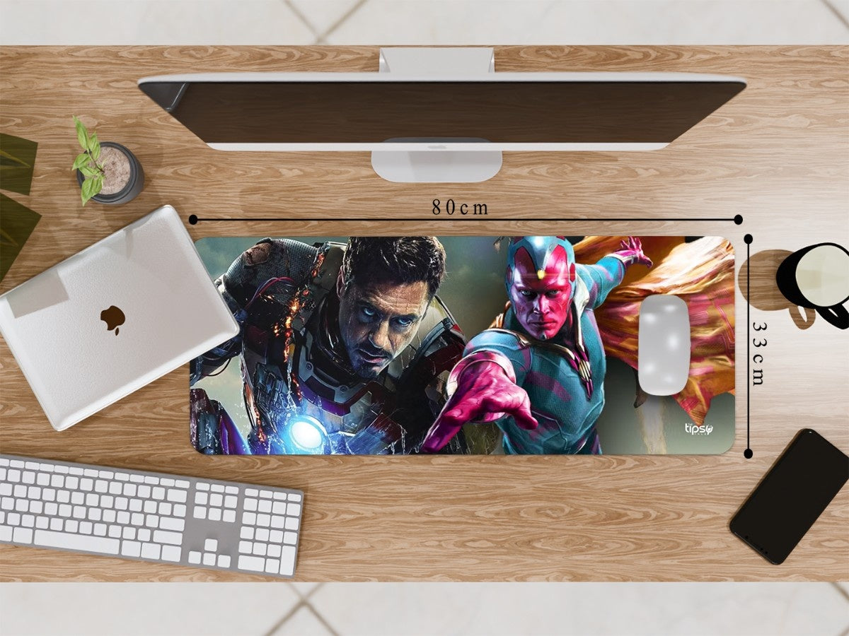 "Vision & Iron man " Gaming Mousepad Elevate Your Gaming Experience
