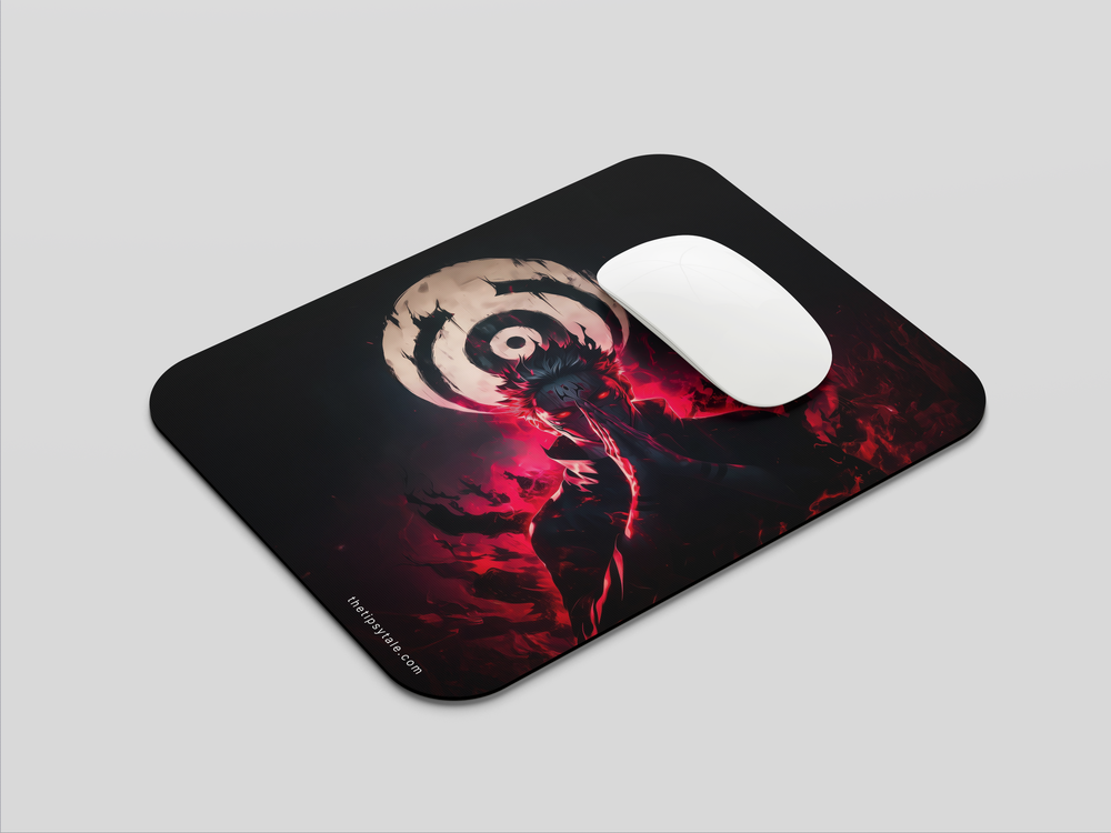 "JJK : SATORU GOJO UNLEASHED POWER OF THE SIX EYES" Mousepad Enhance Your Workspace with Style