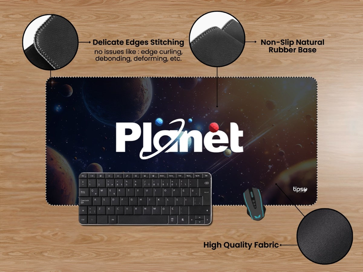 "Planets Artworks" Gaming Mousepad Elevate Your Gaming Experience