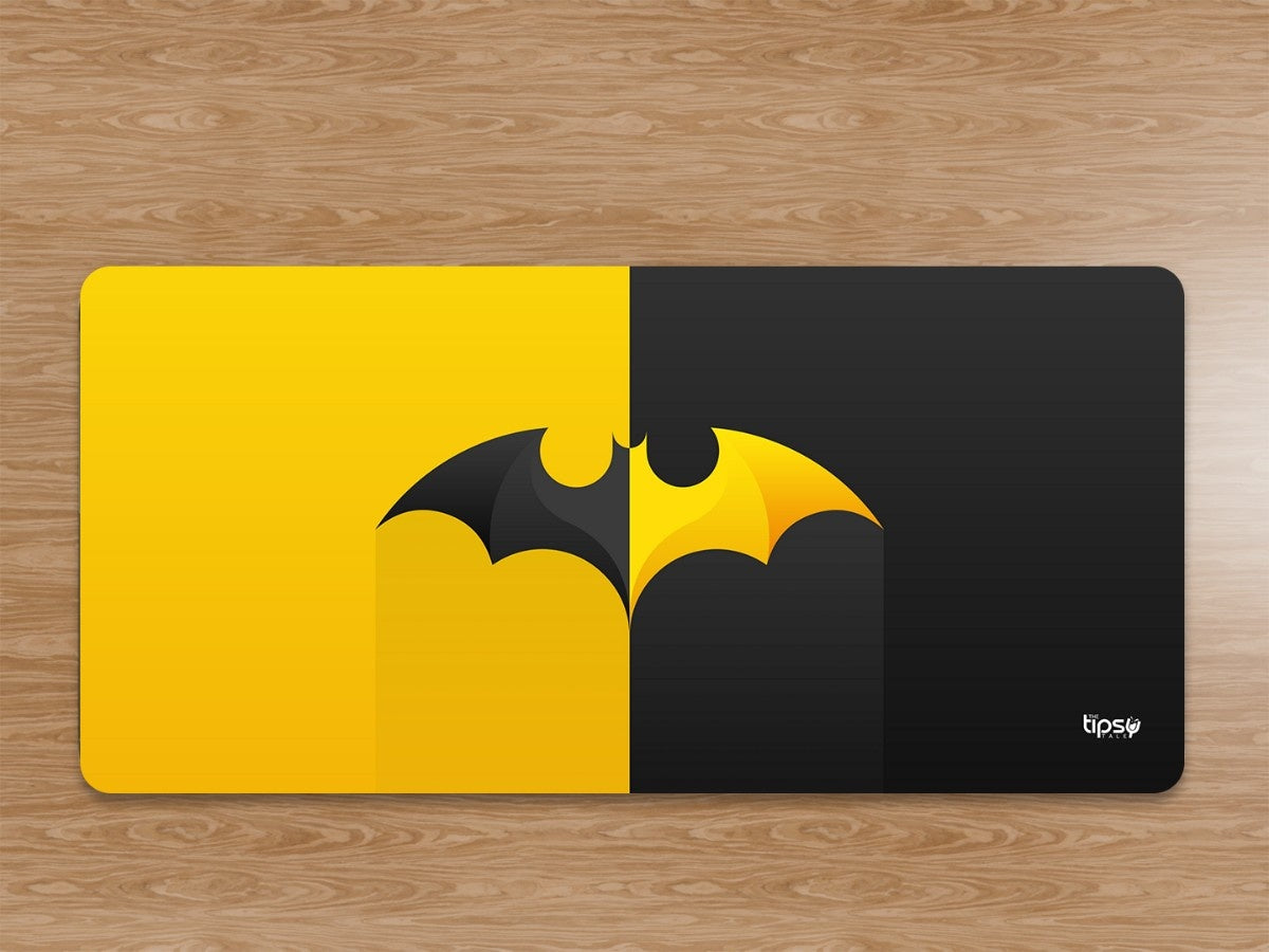 "Batman Black & Yellow " Gaming Mousepad Elevate Your Gaming Experience
