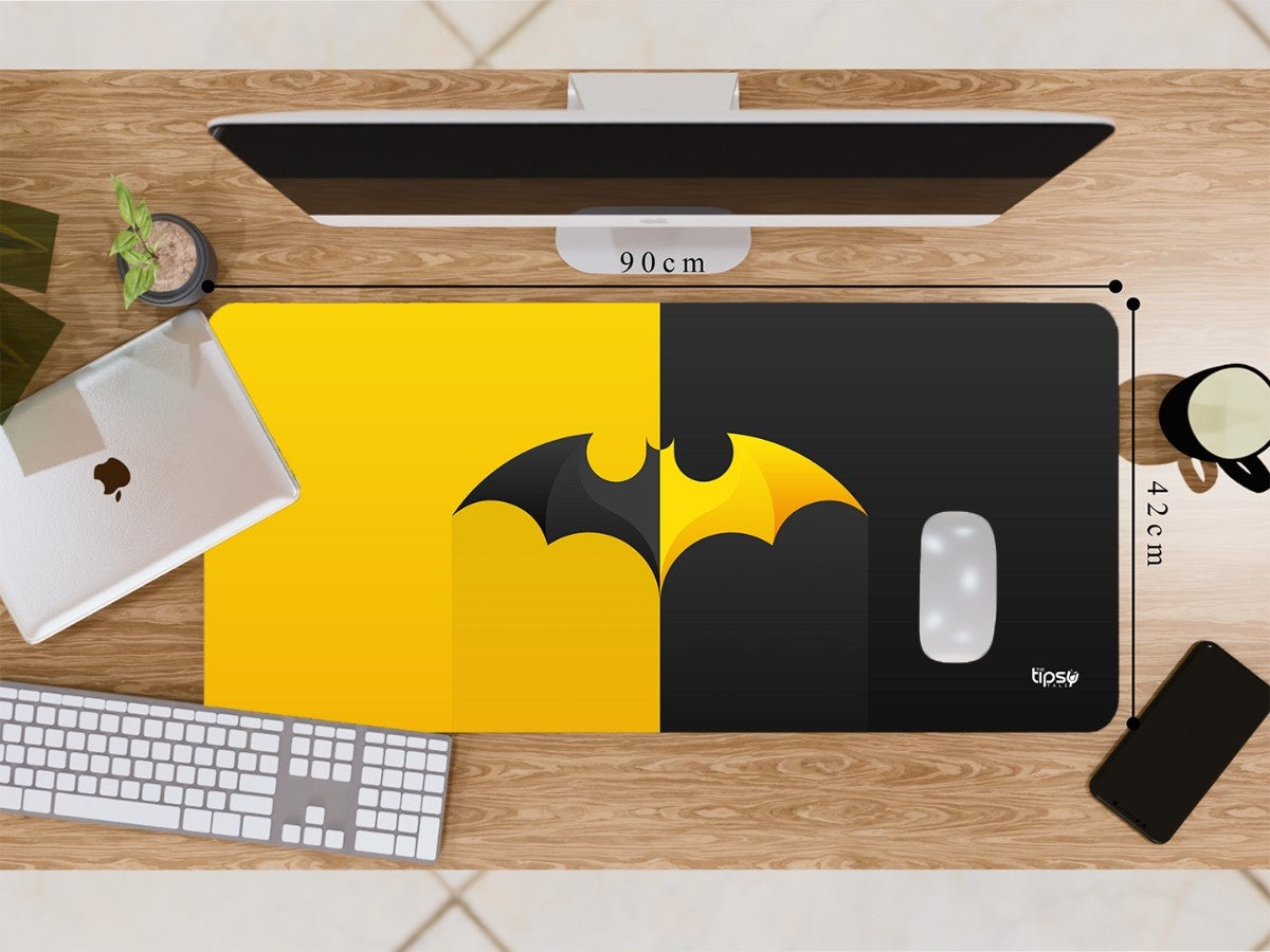 "Batman Black & Yellow " Gaming Mousepad Elevate Your Gaming Experience