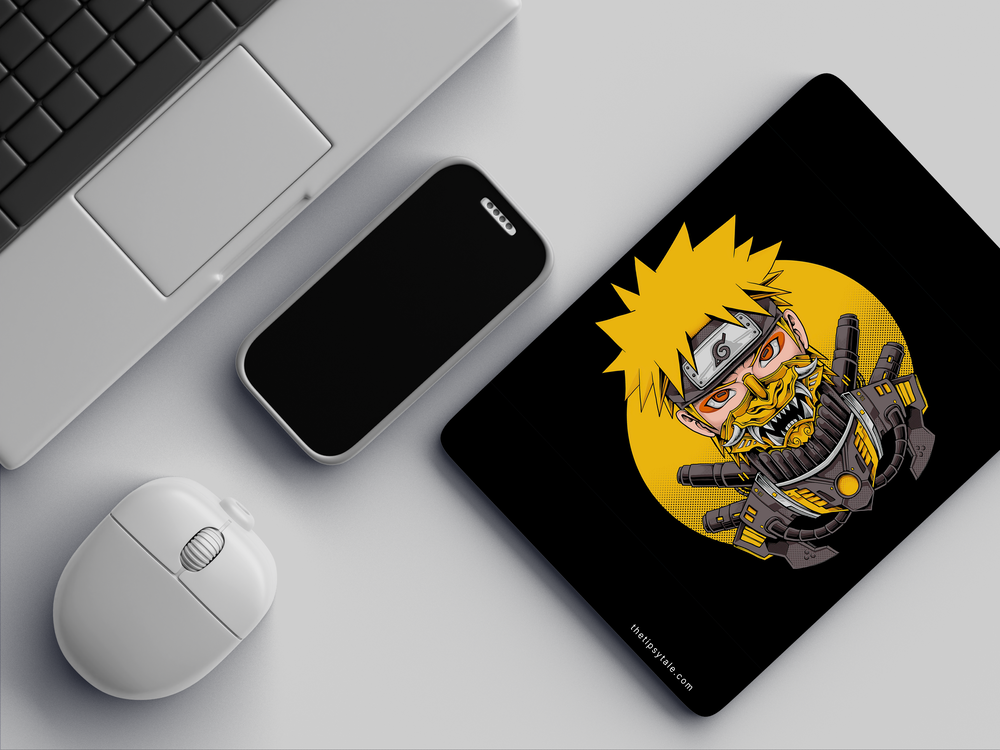 "NARUTO UZUMAKI : WILD ANIME" Mousepad Enhance Your Workspace with Style