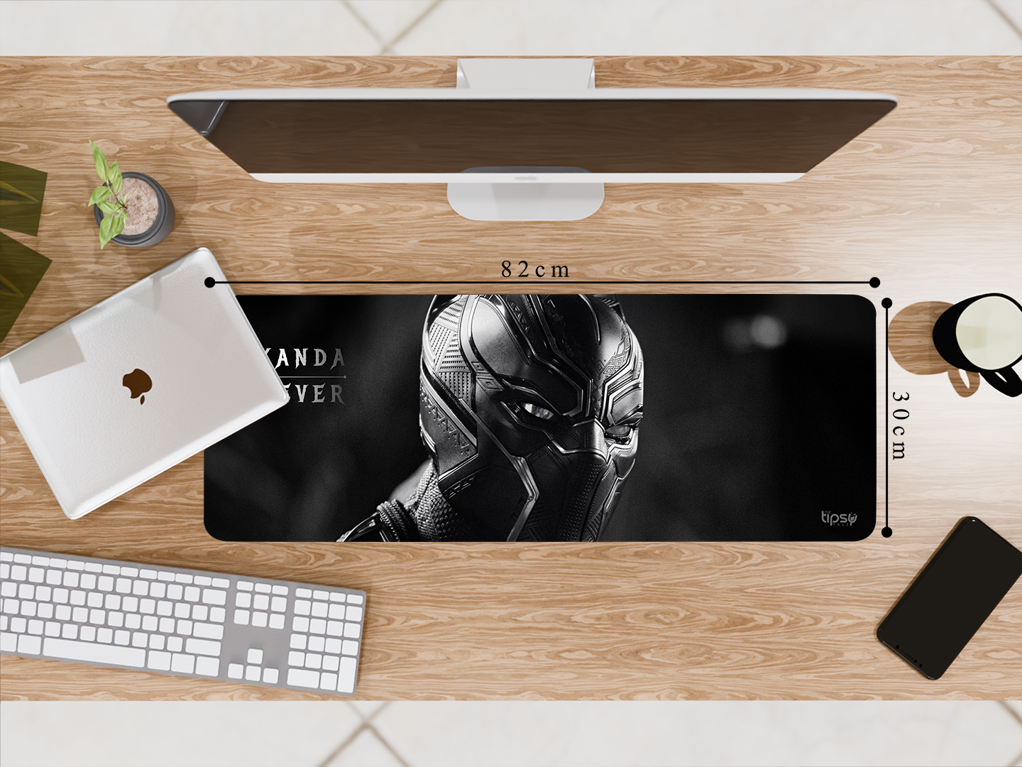 "Wakanda Forever" Gaming Mousepad Elevate Your Gaming Experience the Marvel Style