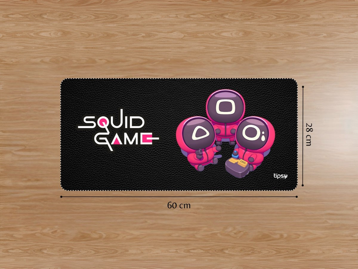 "Squid Game: Cartoon Version" Gaming Mousepad Elevate Your Gaming Experience