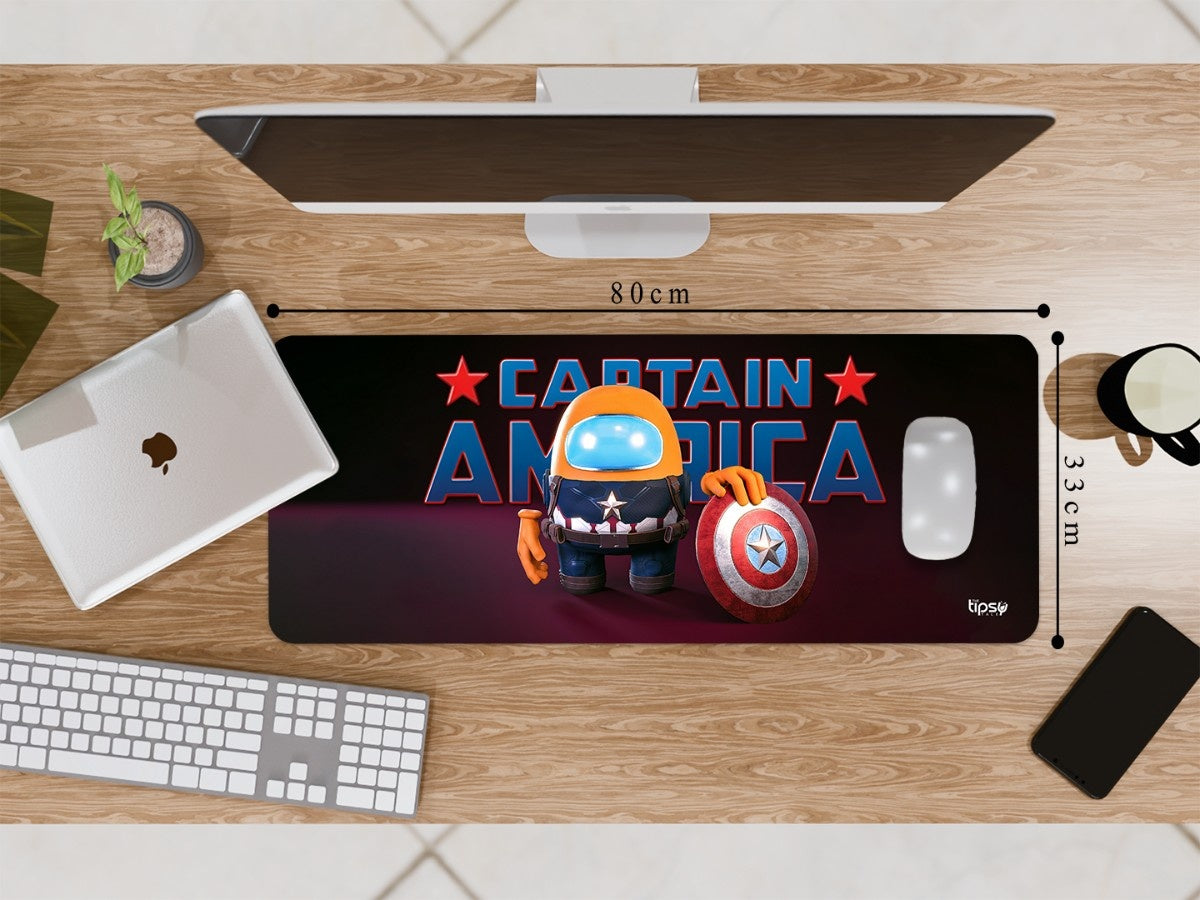 "Captain America Among us Theme" Gaming Mousepad Elevate Your Gaming Experience