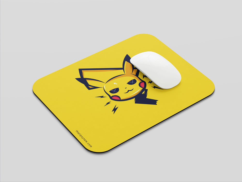 "PIKACHU ABSTRACT" Mousepad Enhance Your Workspace with Style