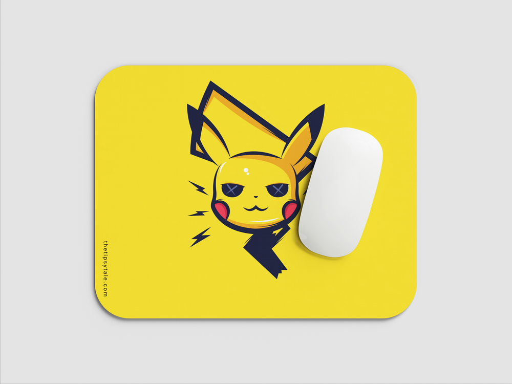 "PIKACHU ABSTRACT" Mousepad Enhance Your Workspace with Style