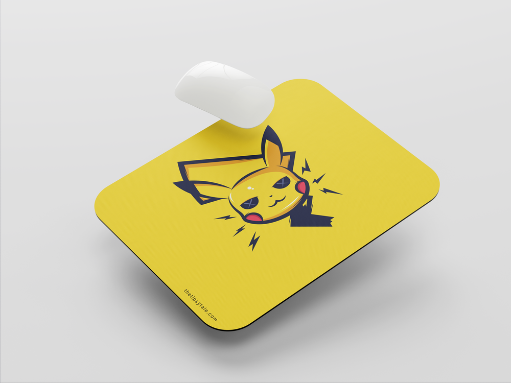 "PIKACHU ABSTRACT" Mousepad Enhance Your Workspace with Style
