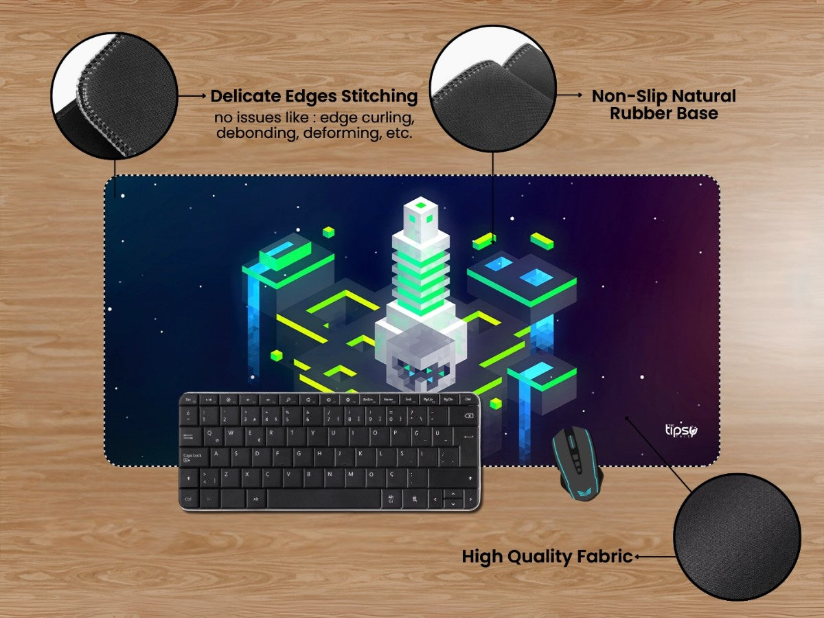 "City in the abstract: Universe" Gaming Mousepad Elevate Your Gaming Experience