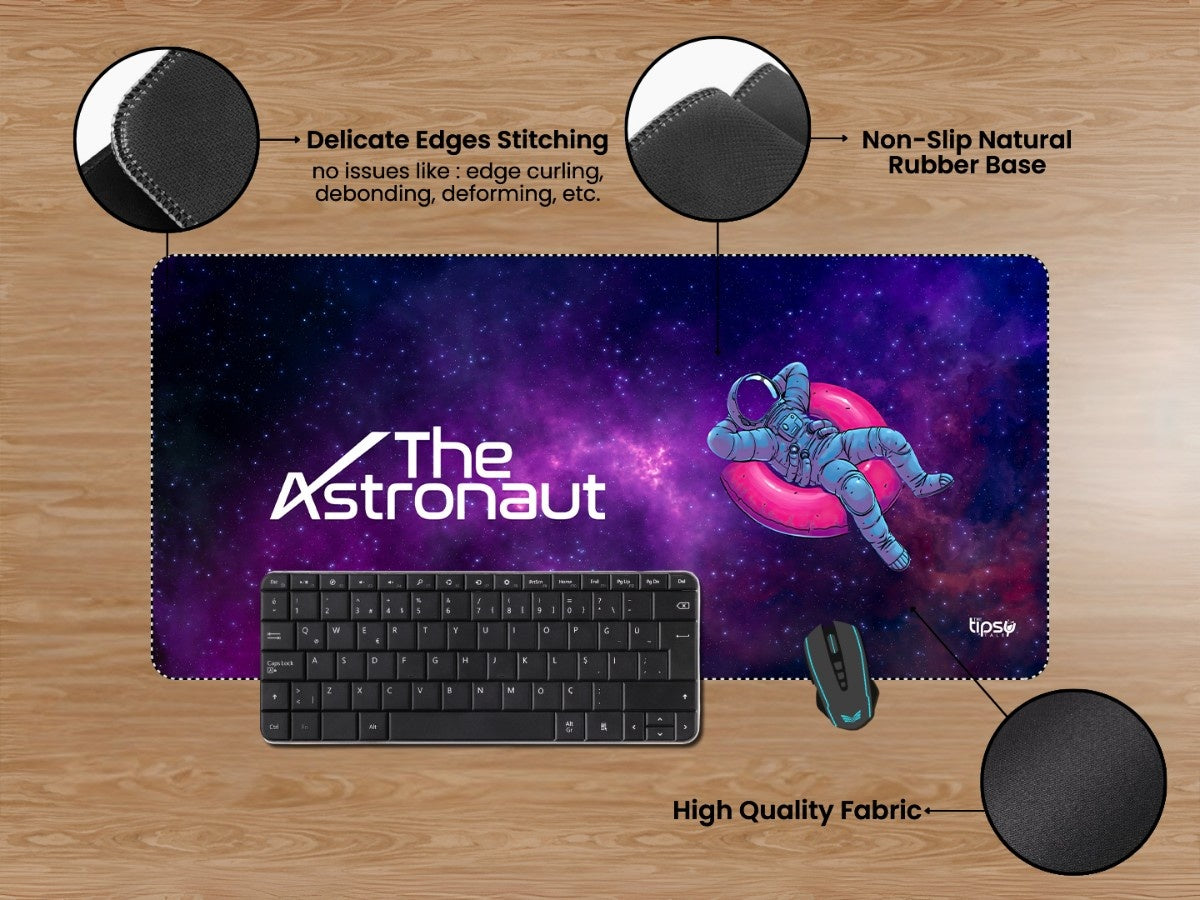 "Astronaut Chill Vibes" Gaming Mousepad Elevate Your Gaming Experience