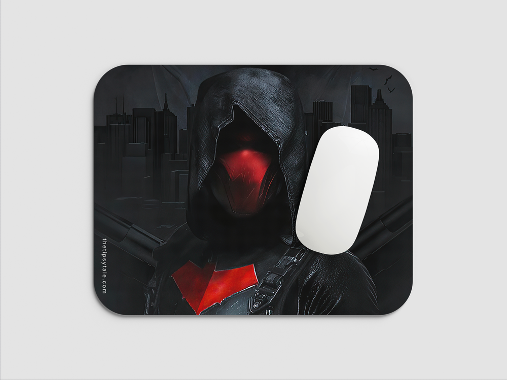 "RED HOOD" Mousepad Enhance Your Workspace with Style