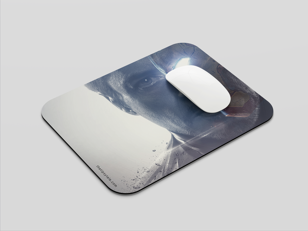 "TONY THE IRON MAN" Mousepad Enhance Your Workspace with Style
