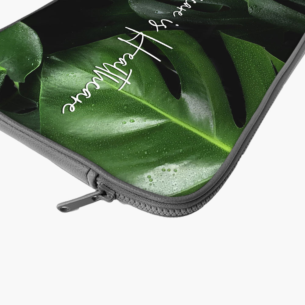 "Selfcare is healthcare" Laptop Sleeves:Bold Modern Design for Every Size
