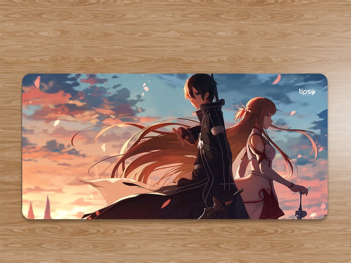 "Kirito and Asuna's sword " Gaming Mousepad Elevate Your Gaming Experience