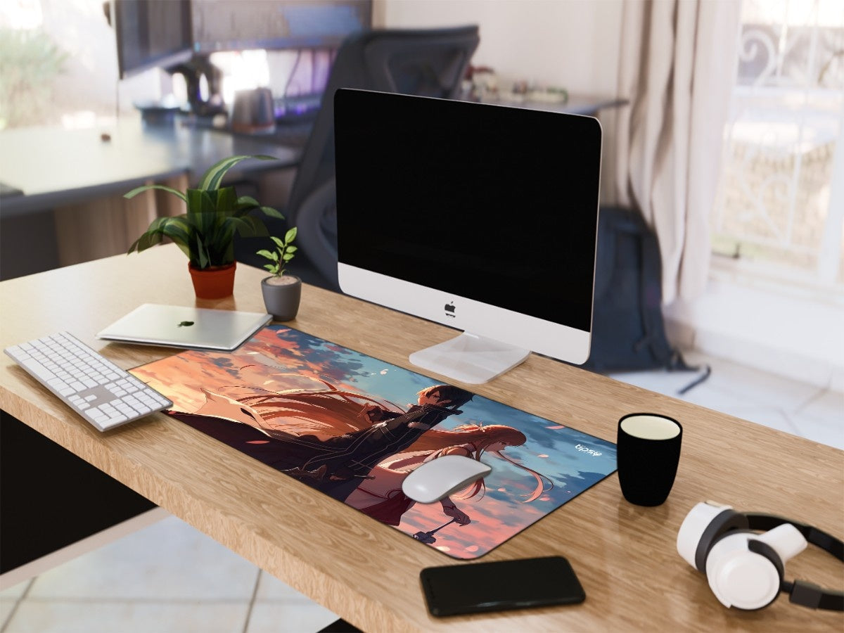 "Kirito and Asuna's sword " Gaming Mousepad Elevate Your Gaming Experience