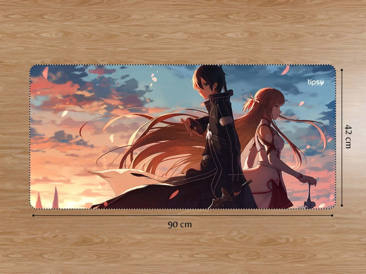 "Kirito and Asuna's sword " Gaming Mousepad Elevate Your Gaming Experience