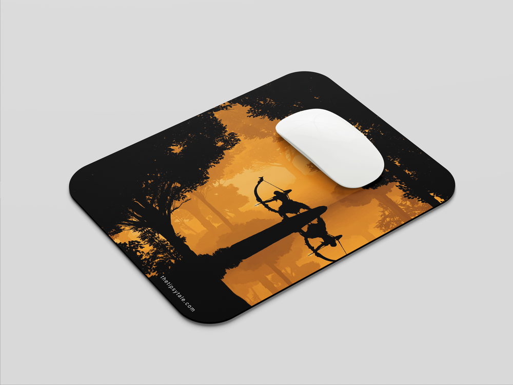 "ELDEN RING ORANGE LANDSCAPE" Mousepad Enhance Your Workspace with Style