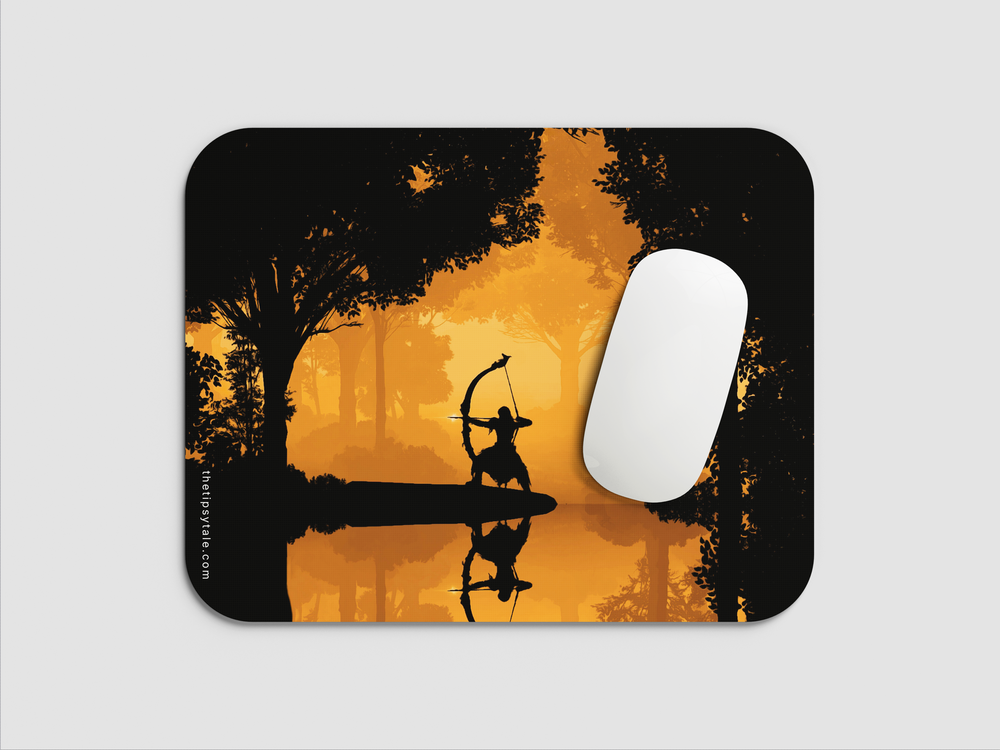 "ELDEN RING ORANGE LANDSCAPE" Mousepad Enhance Your Workspace with Style