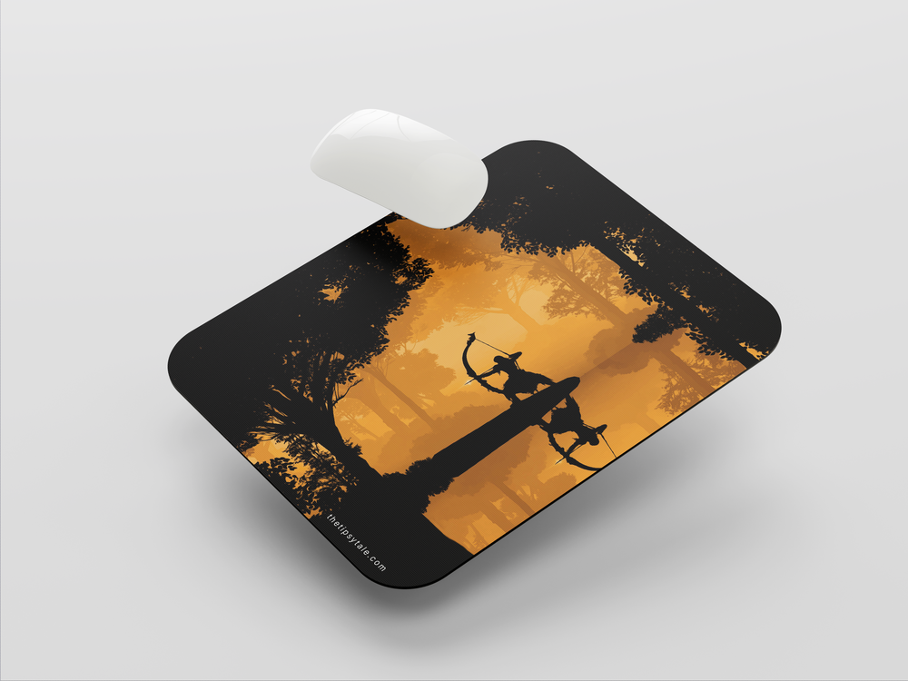 "ELDEN RING ORANGE LANDSCAPE" Mousepad Enhance Your Workspace with Style