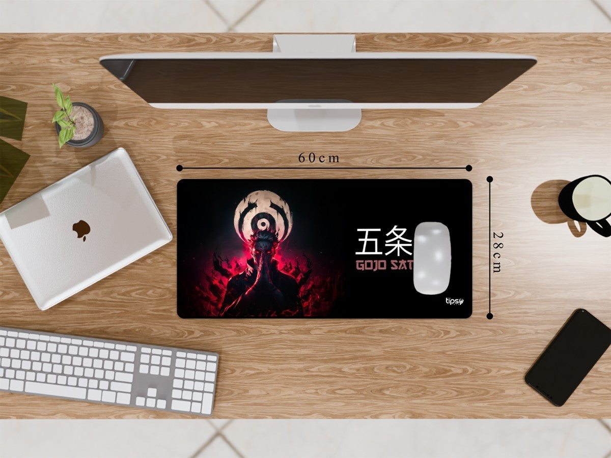 "JJK : Satoru Gojo Unleashed Power Of The Six Eyes " Gaming Mousepad Elevate Your Gaming Experience